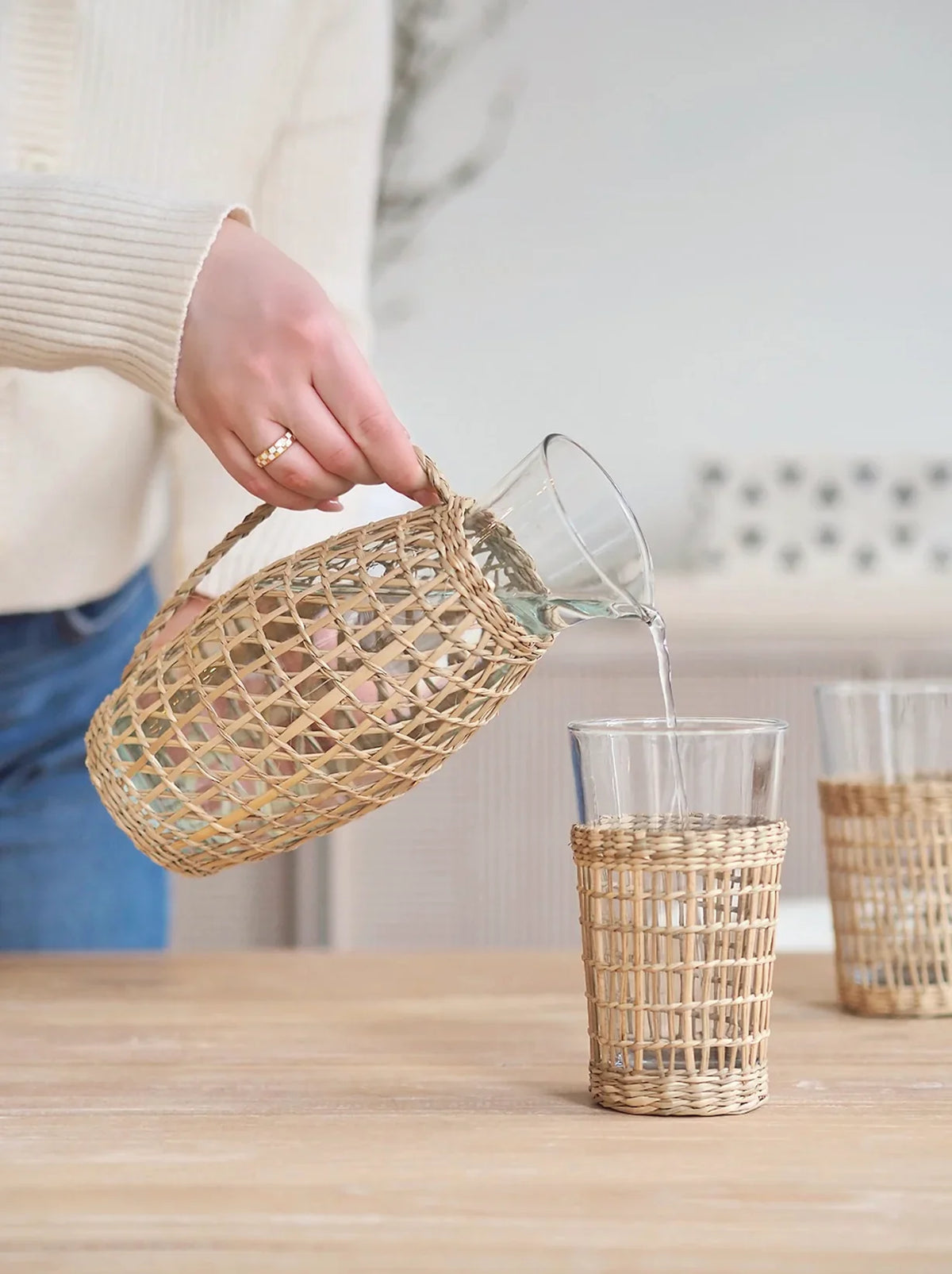 Livnestro Yarrow Seagrass Tumbler