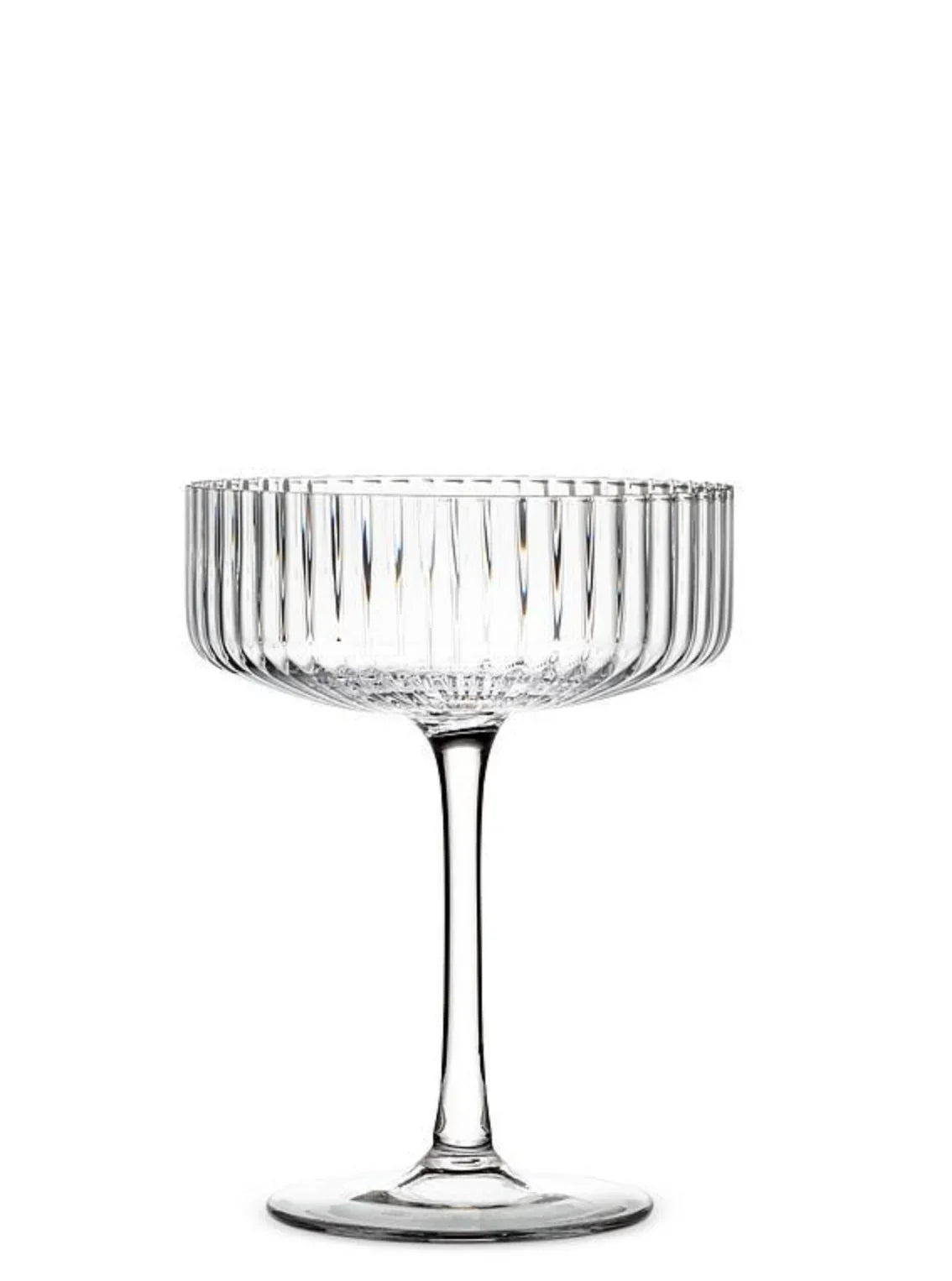 Livnestro Striped Champagne Coupe