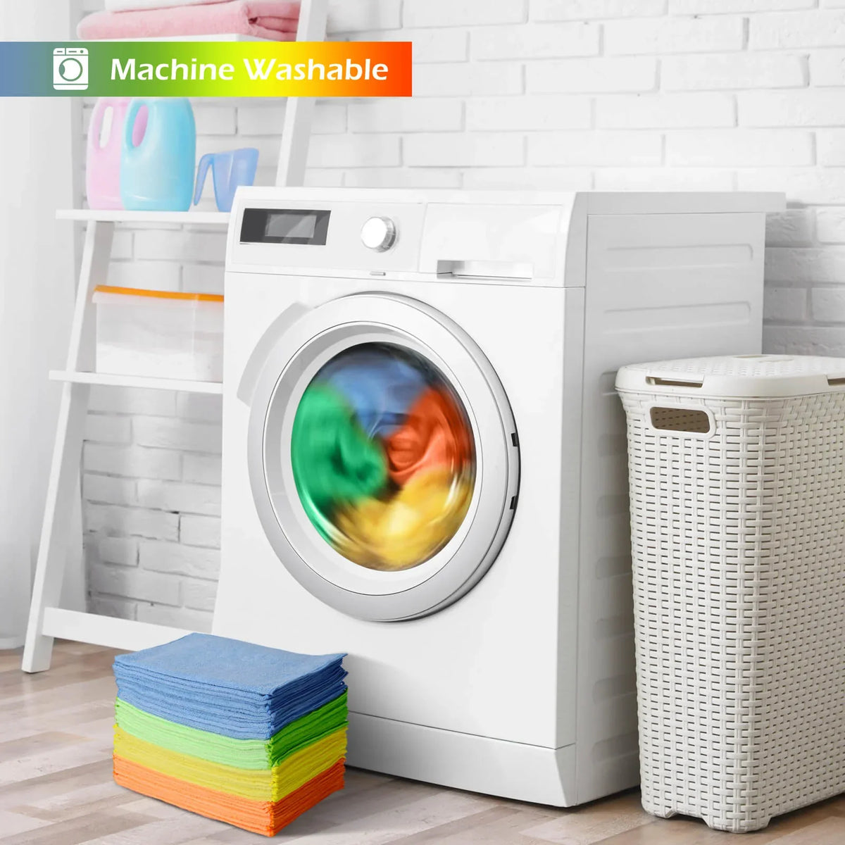 Livnestro SoftClean Microfiber Dust Cloths - 48 Pieces
