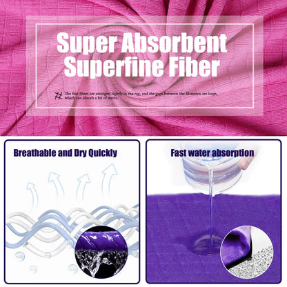 Livnestro SoftClean Multipurpose Microfiber Cloths - 12 Pieces