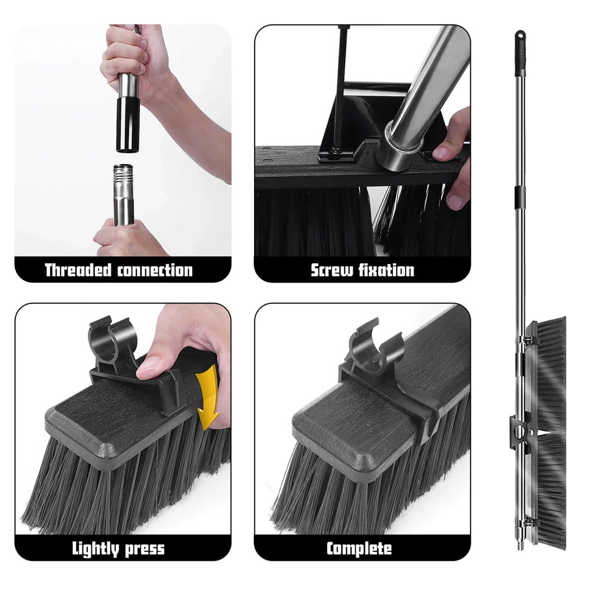 Livnestro CleanReach Outdoor Push Broom