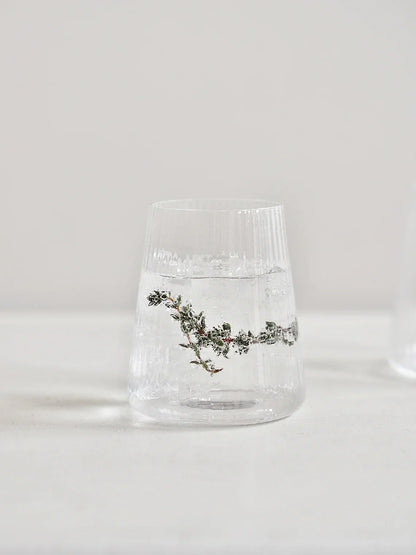 Livnestro Striped Stemless Wine Glass