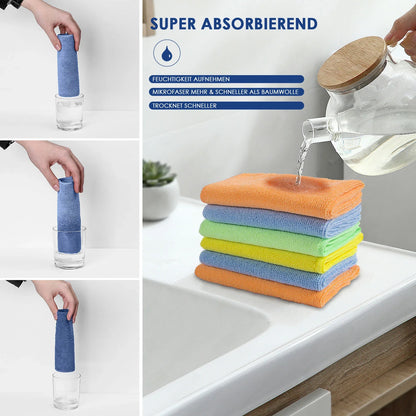 Livnestro SoftClean Microfiber Dust Cloths - 48 Pieces