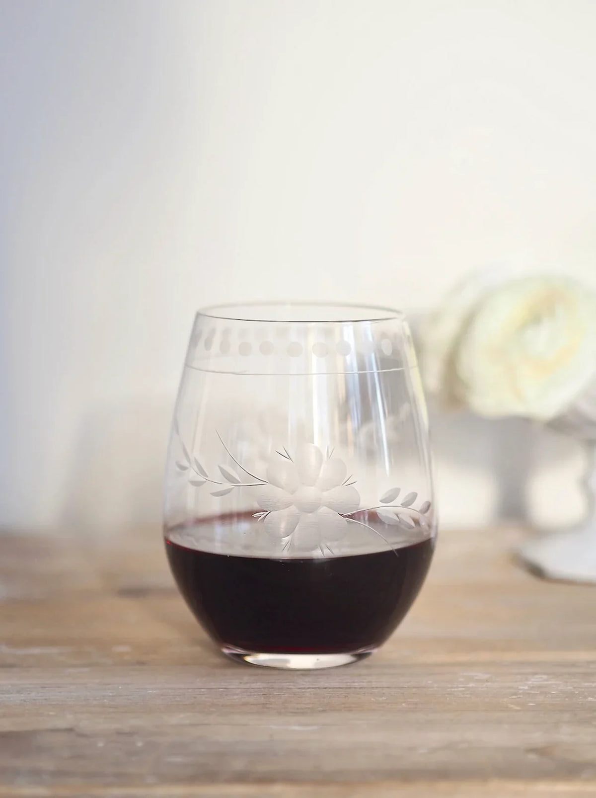 Livnestro Flower Stemless Glass