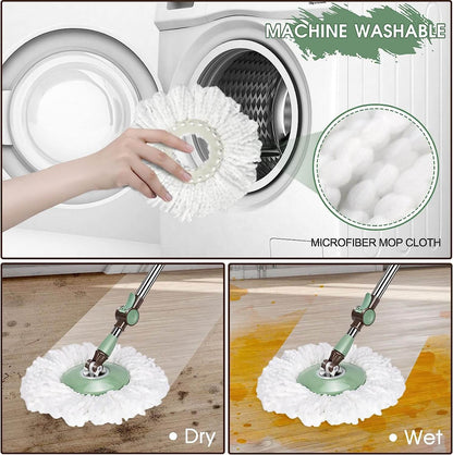 Livnestro SpinEase Easy-Wring Mop Refill - 3 Pack