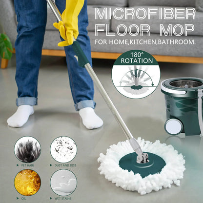 Livnestro SpinEase Wringer Mop & Bucket Set
