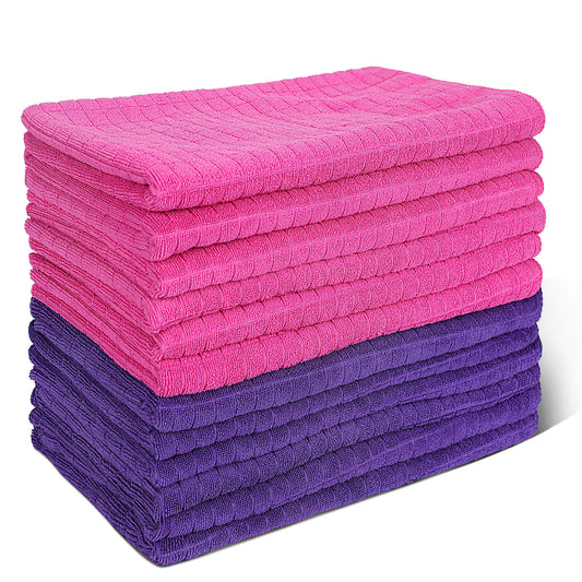 Livnestro SoftClean Multipurpose Microfiber Cloths - 12 Pieces