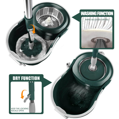Livnestro SpinEase Wringer Mop & Bucket Set