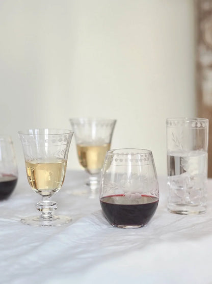 Livnestro Flower Stemless Glass