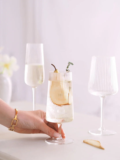 Livnestro Striped Goblets
