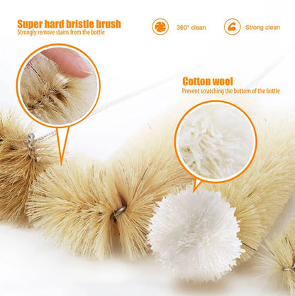 Livnestro DetailClean 9-Piece Bottle Brush Set