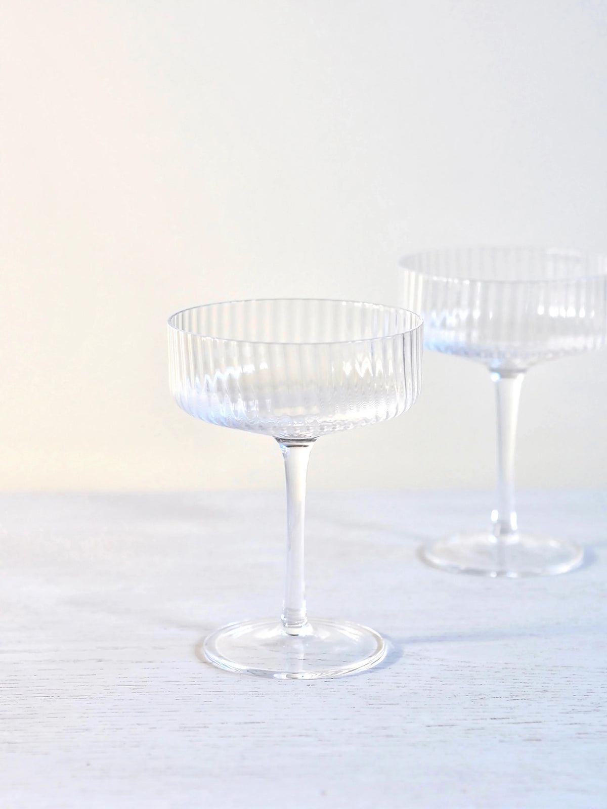 Livnestro Striped Champagne Coupe