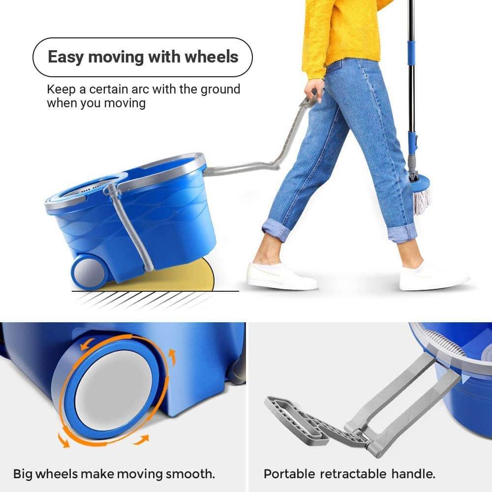 Livnestro SpinEase Wringer Mop & Bucket Set