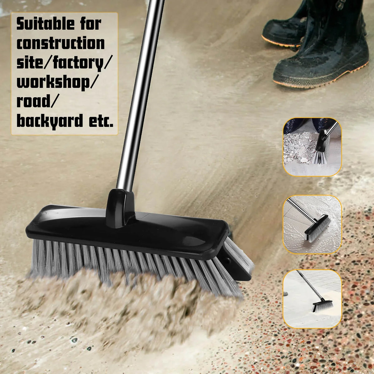 Livnestro CleanReach Outdoor Push Broom
