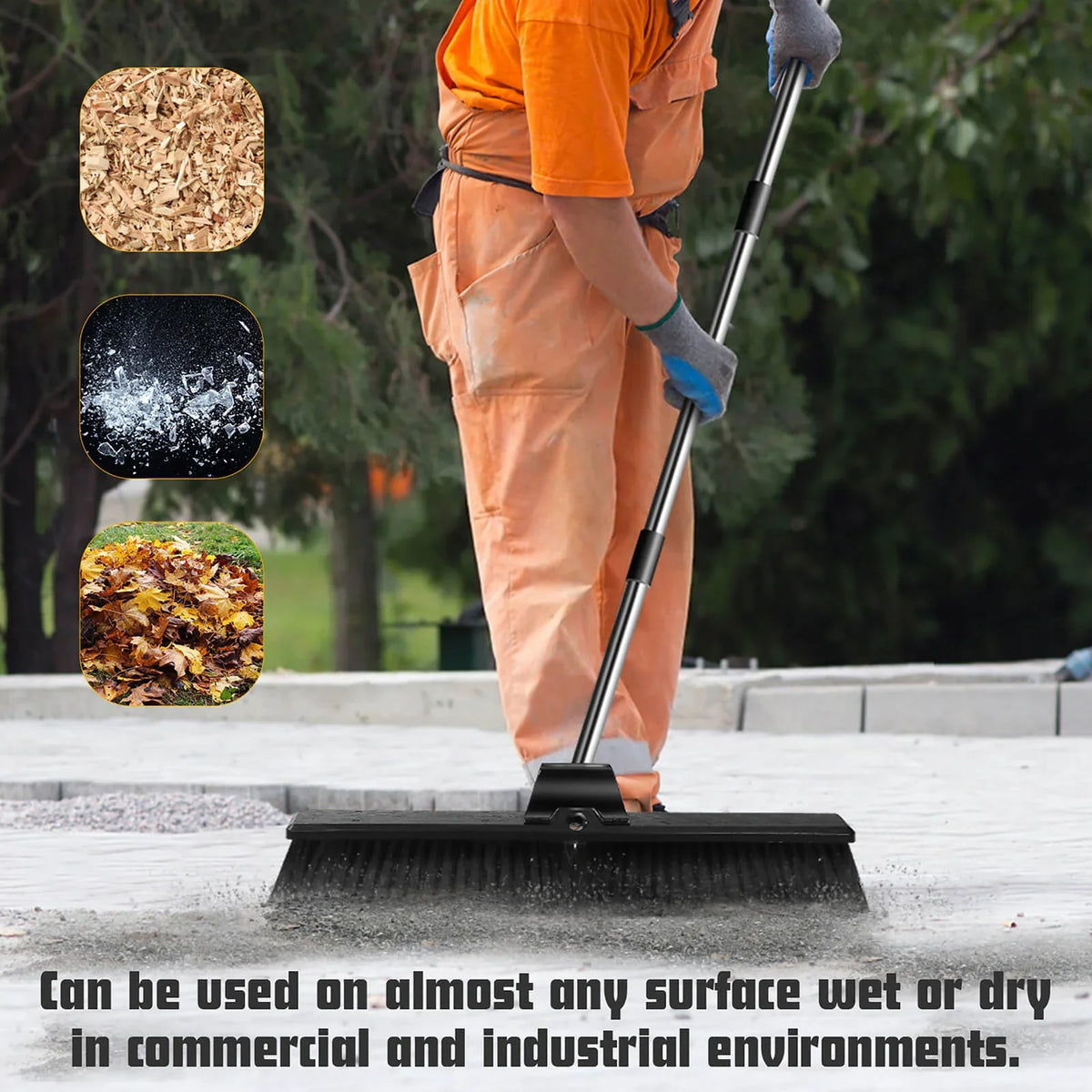Livnestro CleanReach Outdoor Push Broom