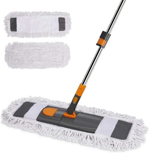 Livnestro DustGlide Microfiber Floor Mop with 2 Pads