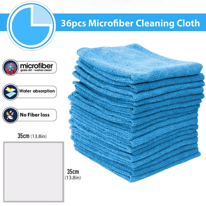 Livnestro SoftClean Microfiber Dust Cloths - 36 Pieces