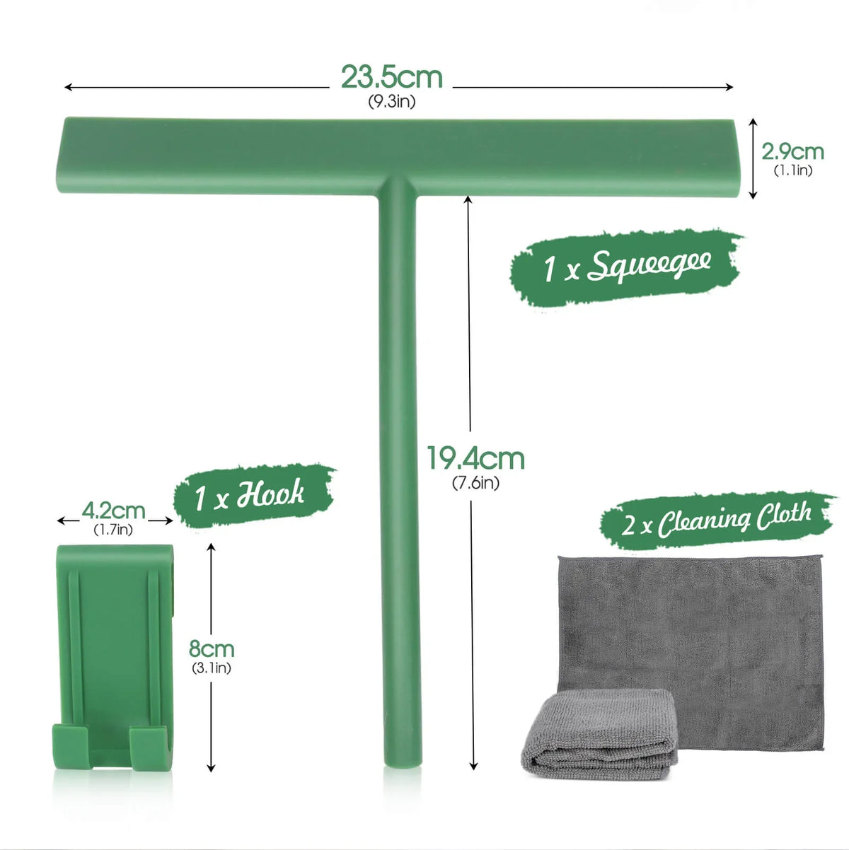 Livnestro ClearView Silicone Window Squeegee