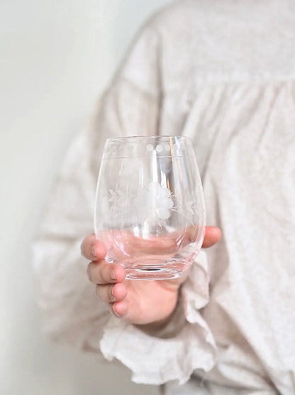 Livnestro Flower Stemless Glass