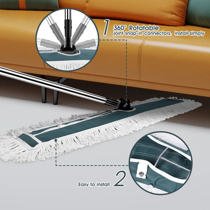 Livnestro CleanReach Commercial Floor Mop with 3 Pads
