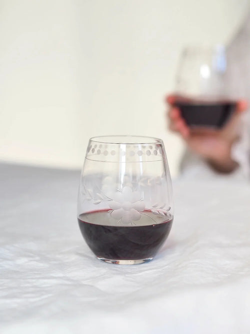 Livnestro Flower Stemless Glass