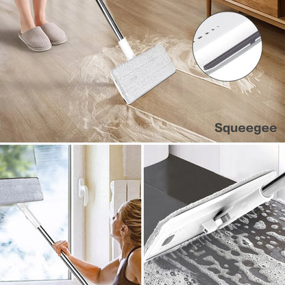 Livnestro FlatClean Wringer Mop & Bucket Set