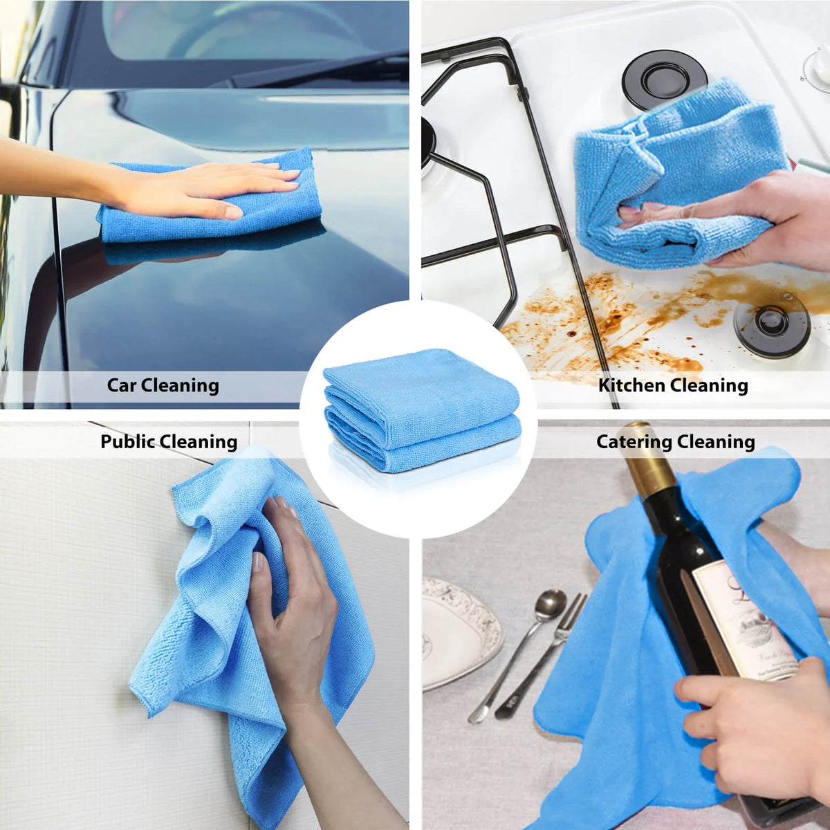 Livnestro SoftClean Microfiber Dust Cloths - 36 Pieces