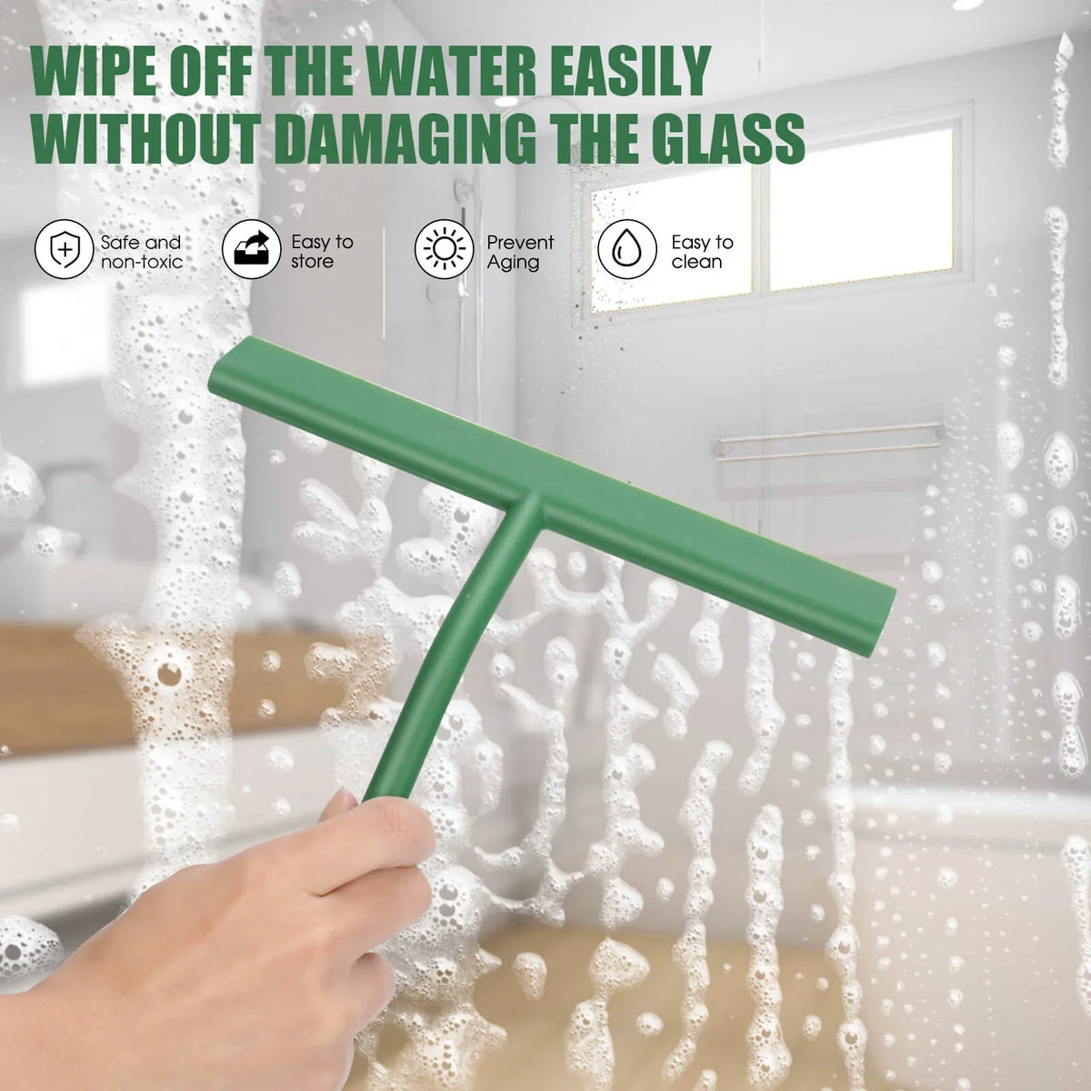 Livnestro ClearView Silicone Window Squeegee