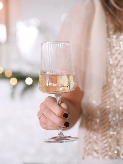 Livnestro Striped Wine Glass
