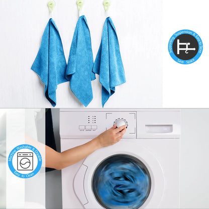 Livnestro SoftClean Microfiber Dust Cloths - 36 Pieces
