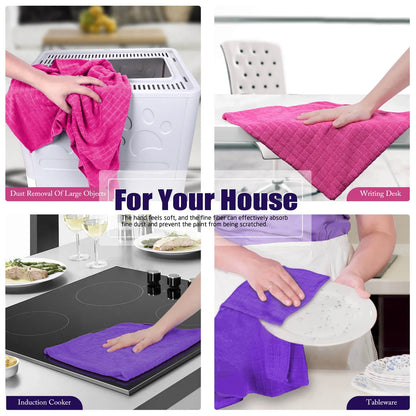 Livnestro SoftClean Multipurpose Microfiber Cloths - 12 Pieces