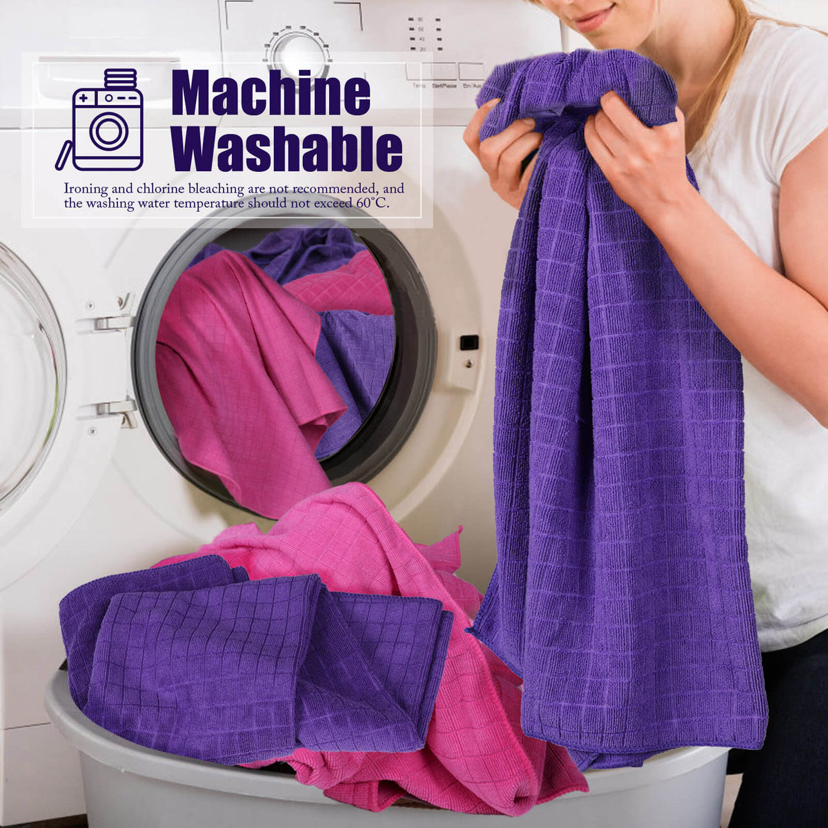 Livnestro SoftClean Multipurpose Microfiber Cloths - 12 Pieces
