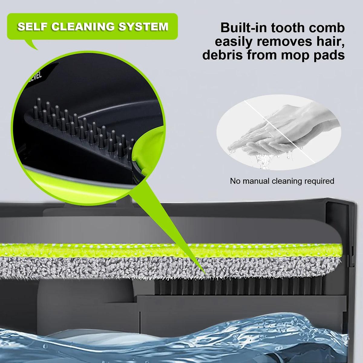 Livnestro FlatSpin Mop & Bucket Set with 6 Refills