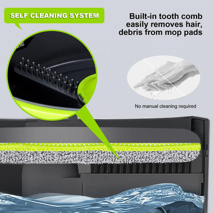 Livnestro FlatSpin Mop & Bucket Set with 6 Refills