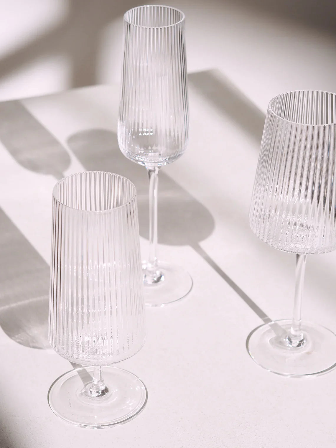 Livnestro Striped Goblets