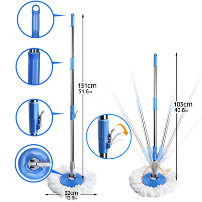 Livnestro SpinEase Wringer Mop & Bucket Set