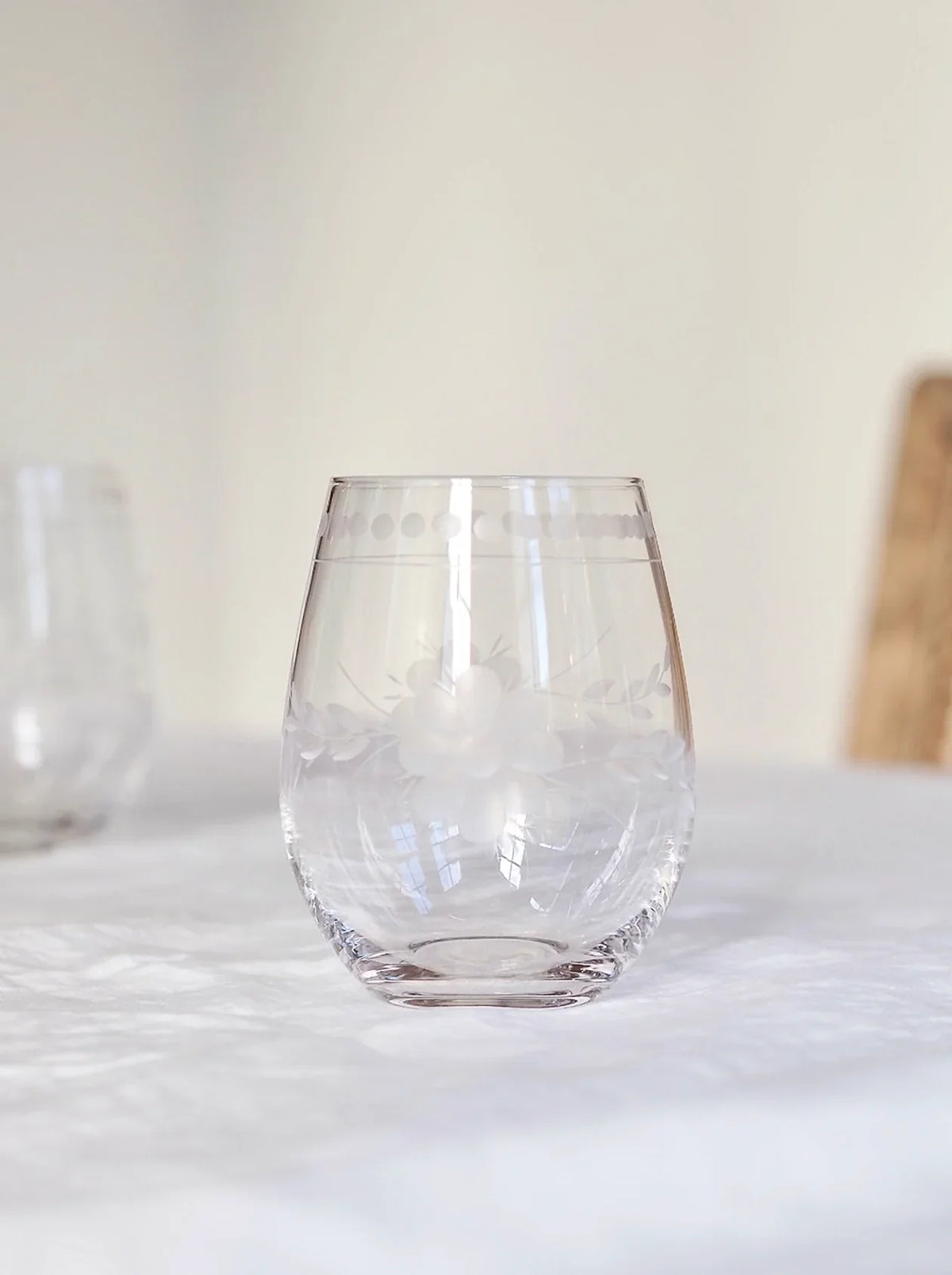Livnestro Flower Stemless Glass