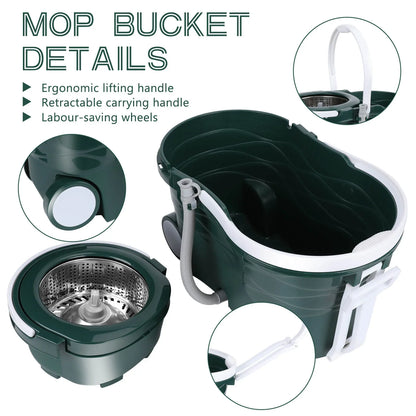 Livnestro SpinEase Wringer Mop & Bucket Set