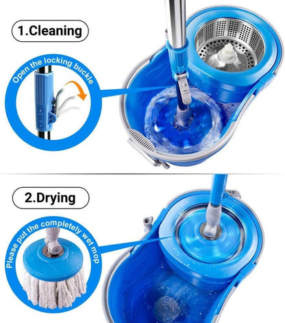 Livnestro SpinEase Wringer Mop & Bucket Set